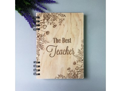ПІД ЗАМОВЛЕННЯ. Блокнот "The Best Teacher". Термін виготовлення 2-3 робочих дні.