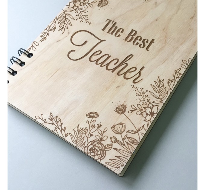 ПІД ЗАМОВЛЕННЯ. Блокнот "The Best Teacher". Термін виготовлення 2-3 робочих дні.
