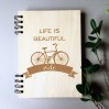 ПІД ЗАМОВЛЕННЯ. Блокнот "Life is beautiful - ride". Термін виготовлення 2-3 робочих дні.