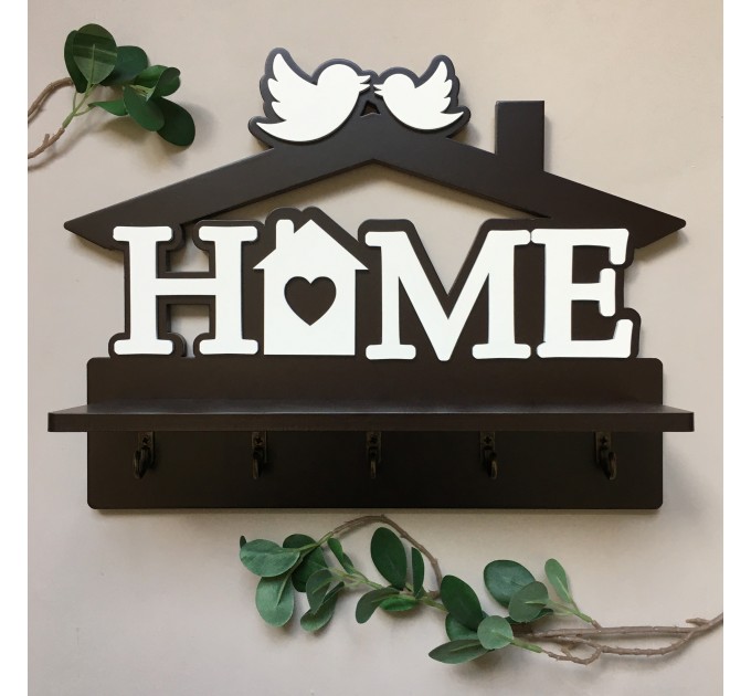Ключниця ''Home'' венге з білим. В наявності